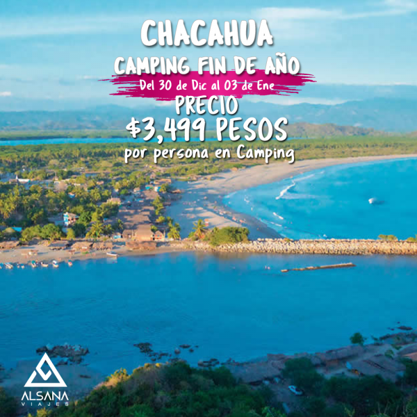 CHACAHUA FIN DE AÑO, Oaxaca 30 Dic al 03 de Ene