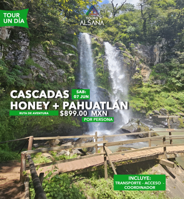 Cascadas Honey y Pahuatlán, 07 de Junio
