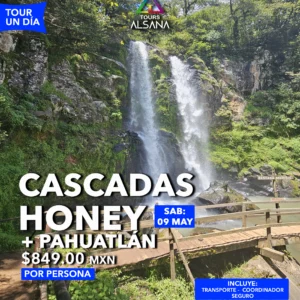 Cascadas Honey y Pahuatlán, 09 de Mayo