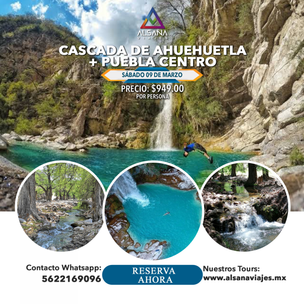 Cascada Ahuehuetla, 09 de Marzo