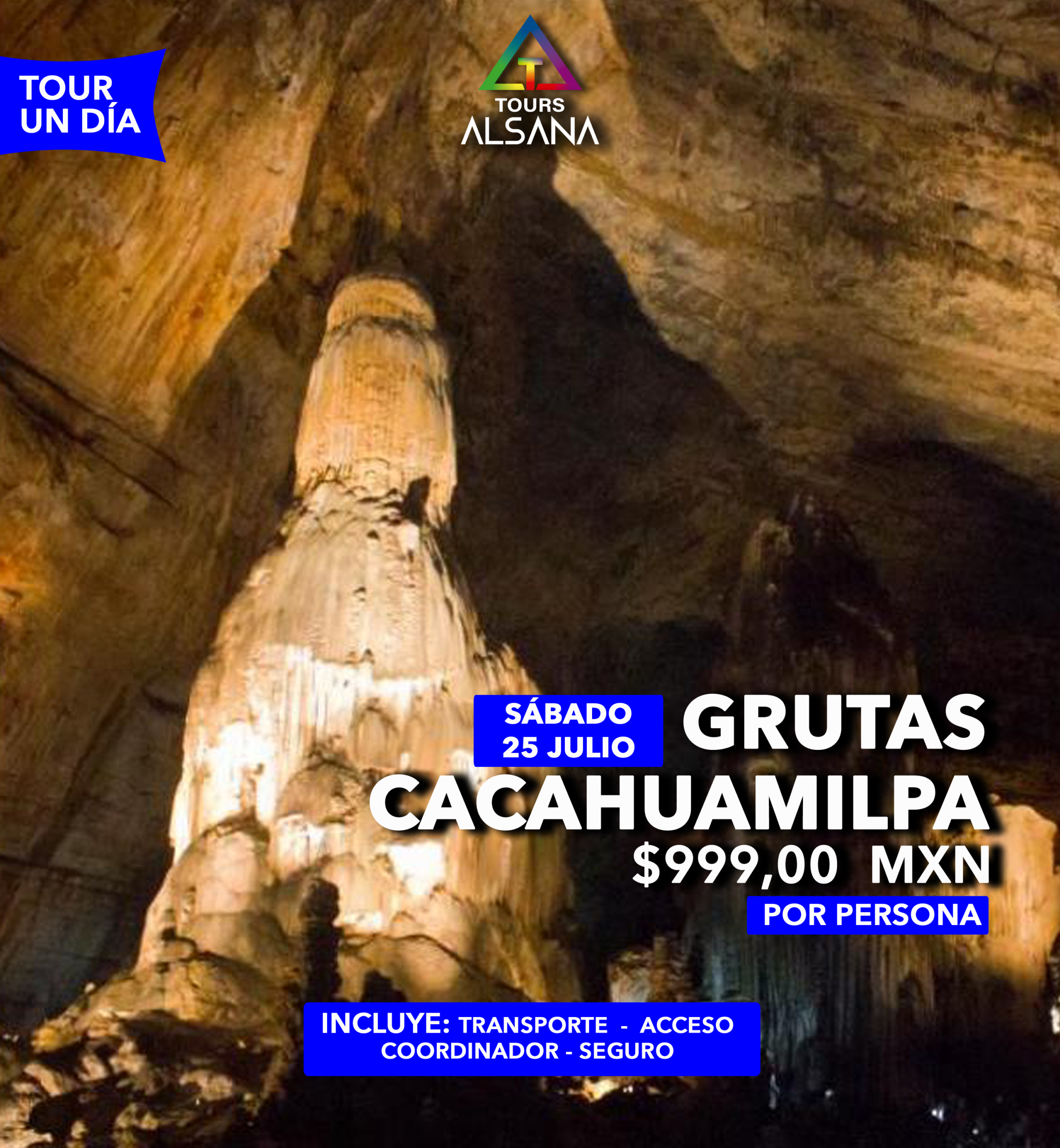 Grutas de Cacahuamilpa y Taxco, 25 Jul
