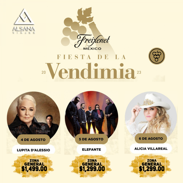 VENDIMIA FREIXENET 2023, Agosto 05 ó 06.