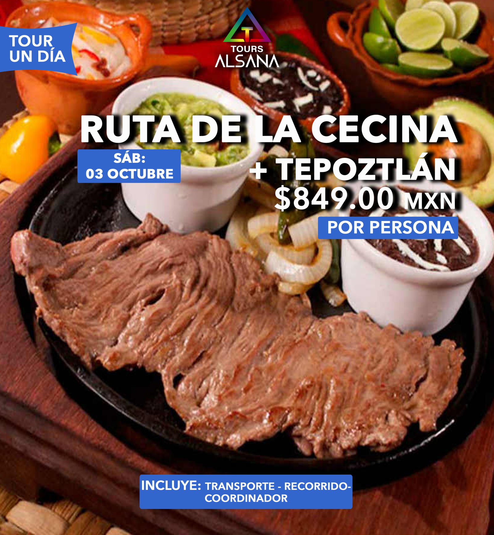 Ruta de la Cecina, Yecapixtla, 03 de Octubre