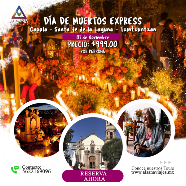 Santa Fe de la Laguna Express, Día de Muertos 01 Nov 2022