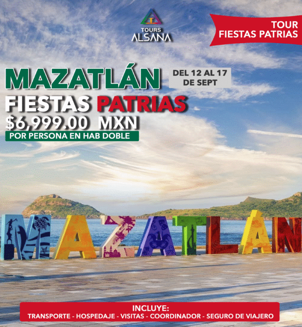 Mazatlán Fiestas Patrias 2025, 12 al 17 de Septiembre