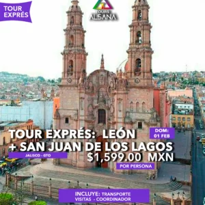 San Juan de los Lagos Exprés, 01 Feb, 21 Marzo