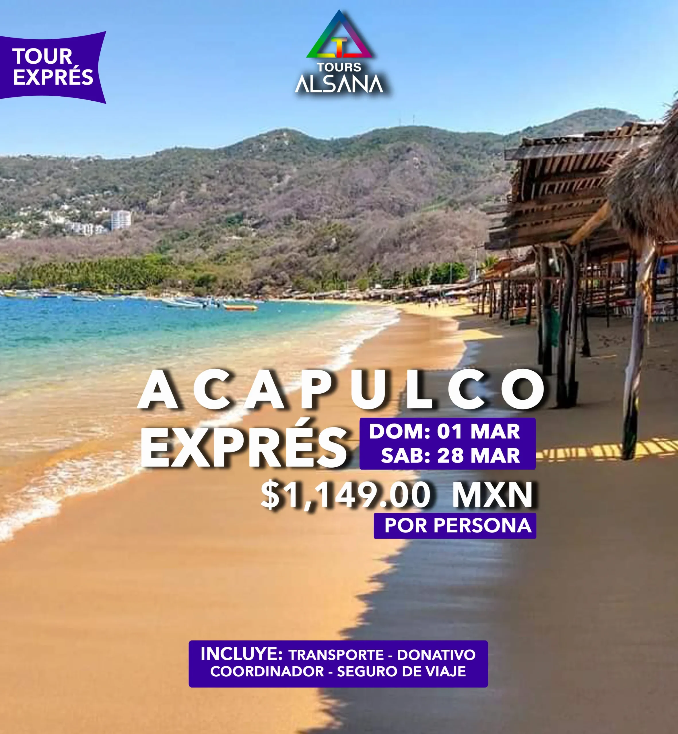 Acapulco Exprés, 01 y 28 Marzo