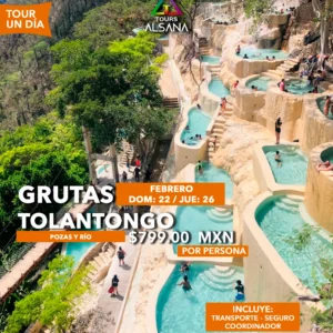 Grutas Tolantongo, 22, 26 Feb, 21 Mar