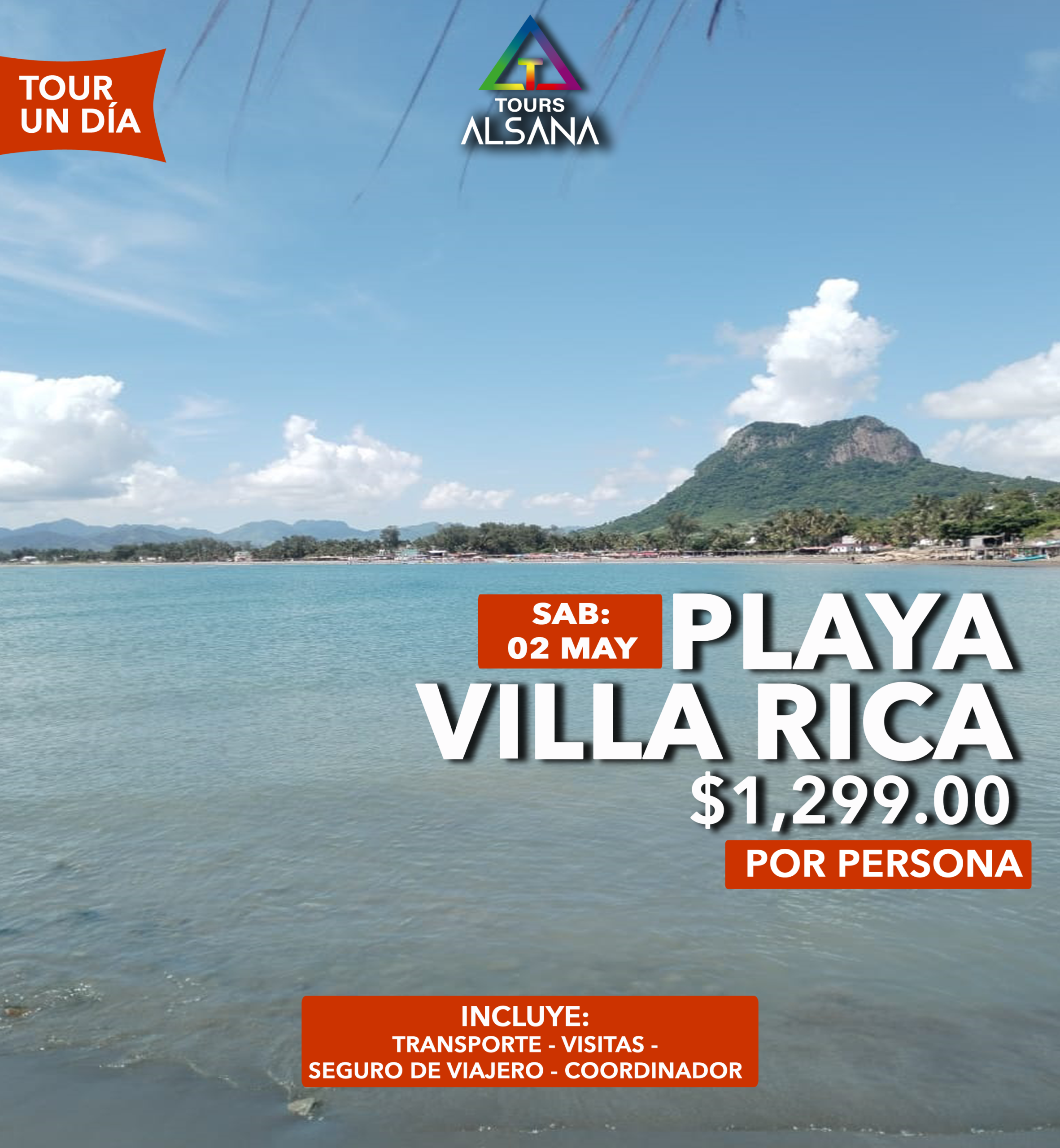 Playa Villa Rica Exprés, 02 Mayo