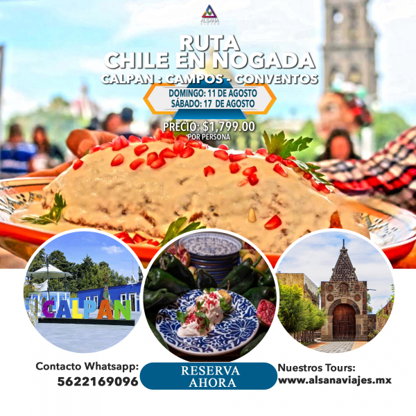 Ruta del Chile en Nogada, Calpan 2024, 17 de Agosto