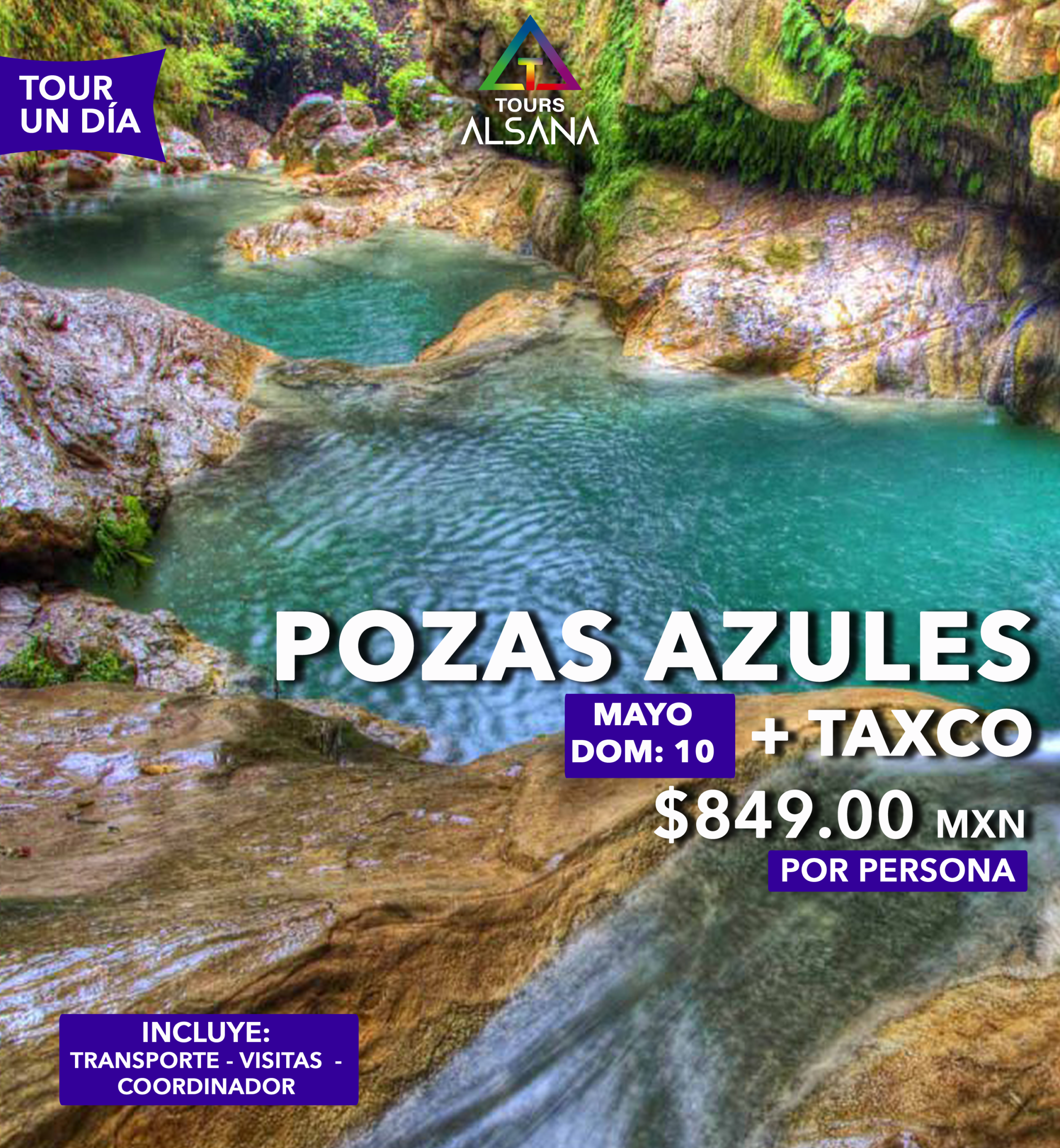 Pozas Azules + Taxco, 02, 10 May