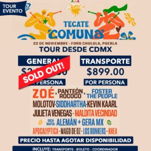 TECATE COMUNA 2025, Cholula Puebla, 22 de Nov