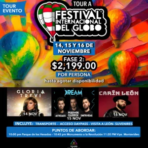 FESTIVAL INTERNACIONAL DEL GLOBO 2025, 14, 15 Y 16 de Noviembre.