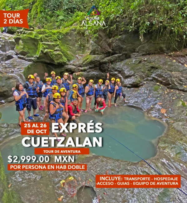 Aventura en Cuetzalan 25 al 26 de Octubre