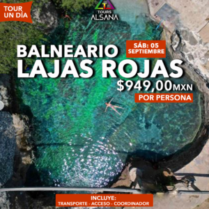 Balneario Lajas Rojas, Ixmiquilpan, 05 Septiembre