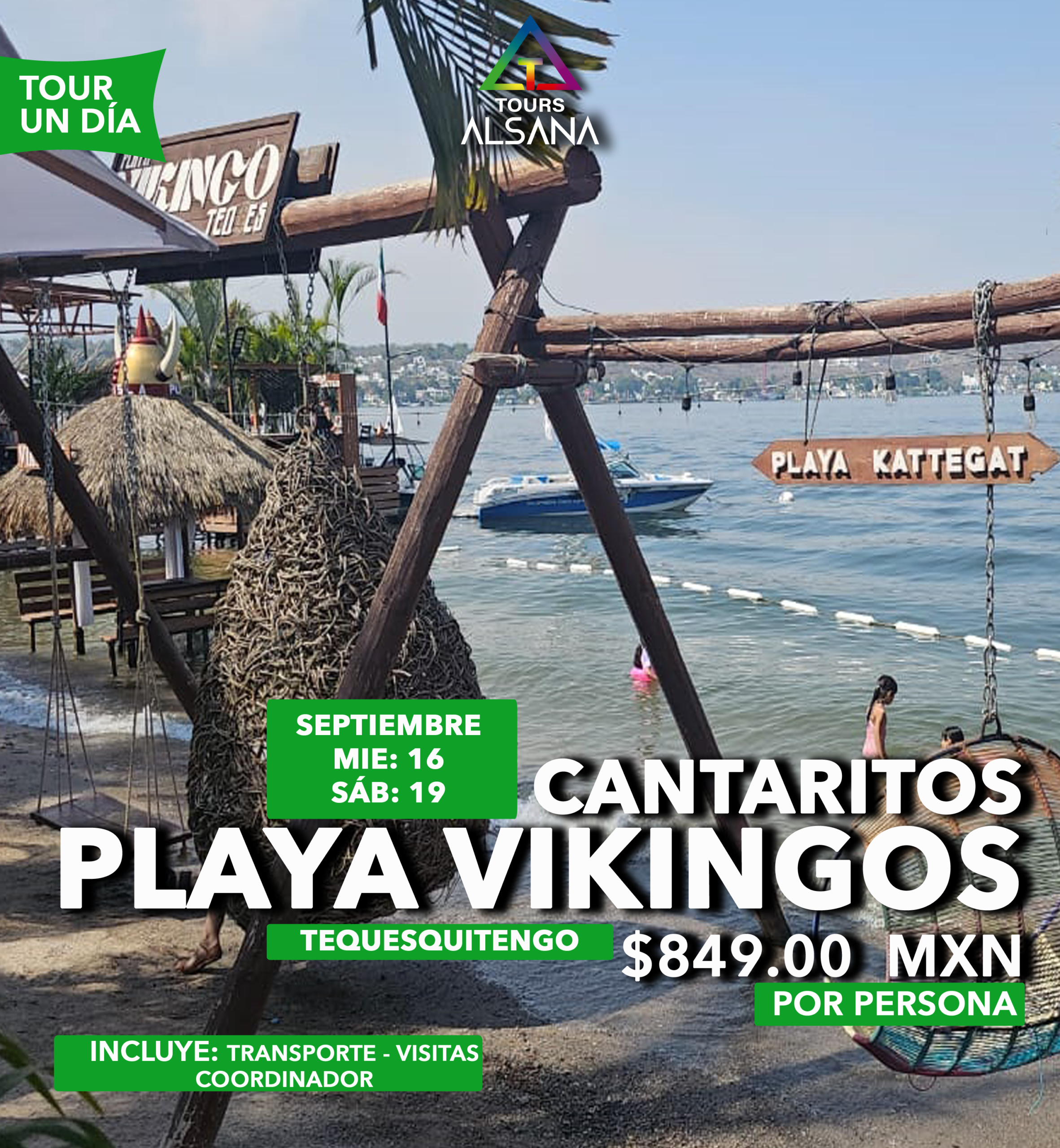 Playa Vikingos + Cantaritos, 16 y 19 de Septiembre