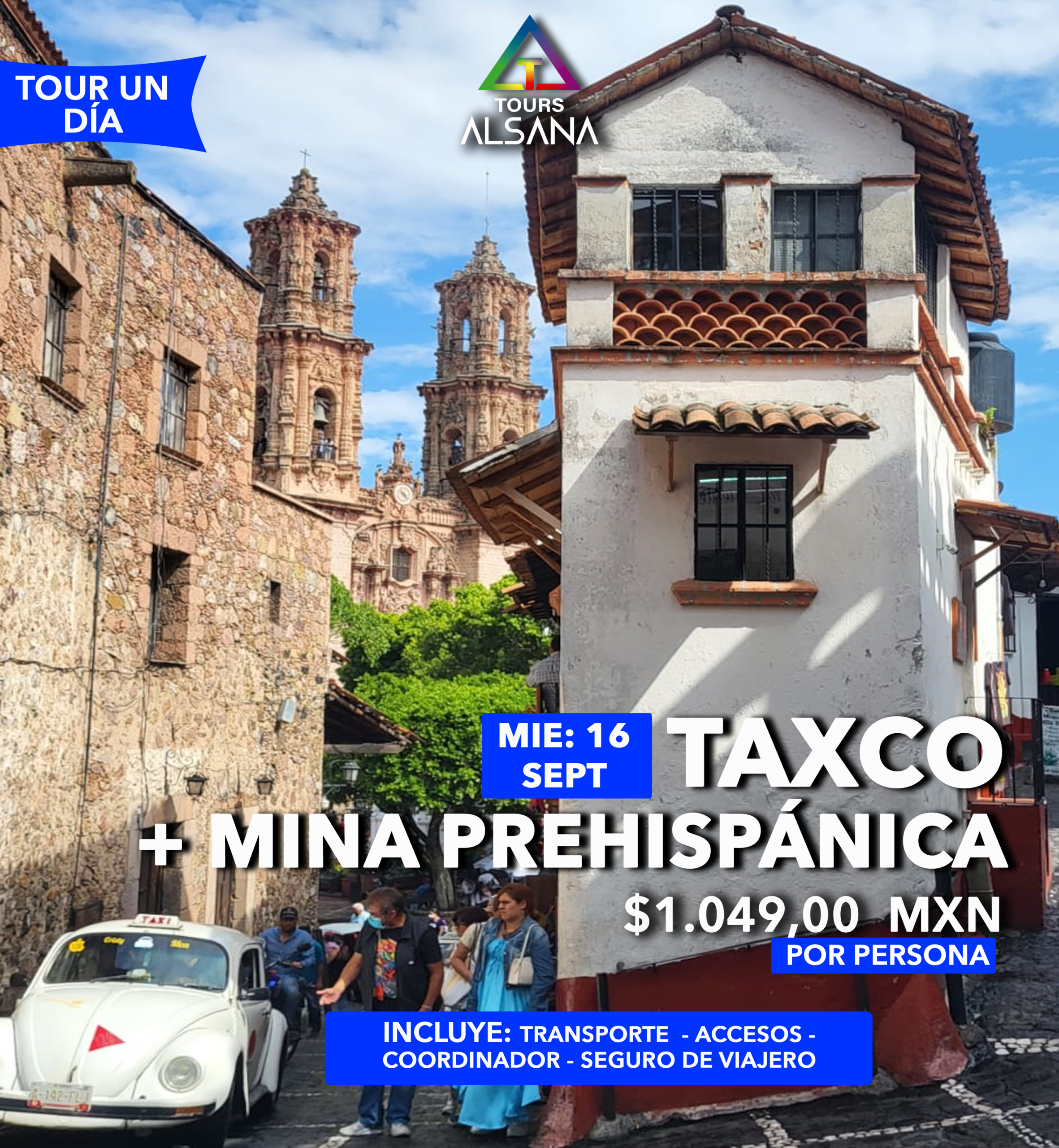 Taxco Mina Prehispánica, 16 Septiembre